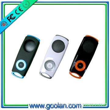 with speaker private model MP123 portable usb mp3 player speakers